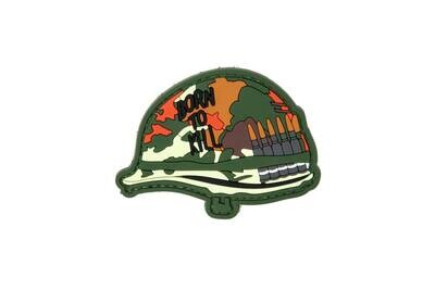 Born to Kill Helmet Rubber Patch