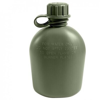 Water Bottle Olive (Plastic)