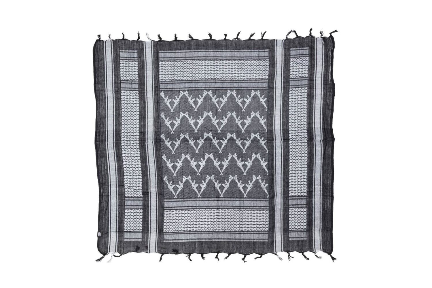 Shemagh Scarf Black & White