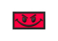 Evil Smile Rubber Patch Red
