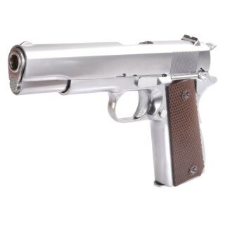 WE Colt M1911 V3 GBB Silver