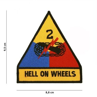 2nd Armored Division Hell on Wheels Patch