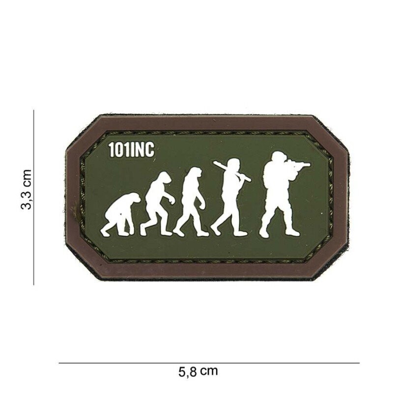 Airsoft evolution Green/Brown Rubber Patch