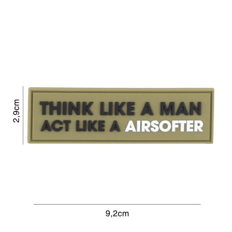 Think Like A Man Green Rubber Patch