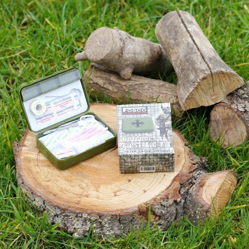Small First Aid Kit Box Olive