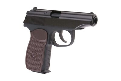 WE MK Makarov GBB Pistol Black/Brown Grip