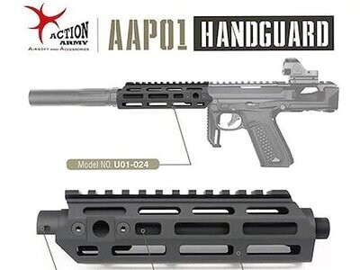 Action Army AAP01 M-LOK Rail Handguard - Black