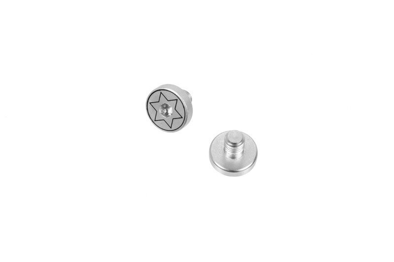 1911 Pistol Grip Screws Sliver