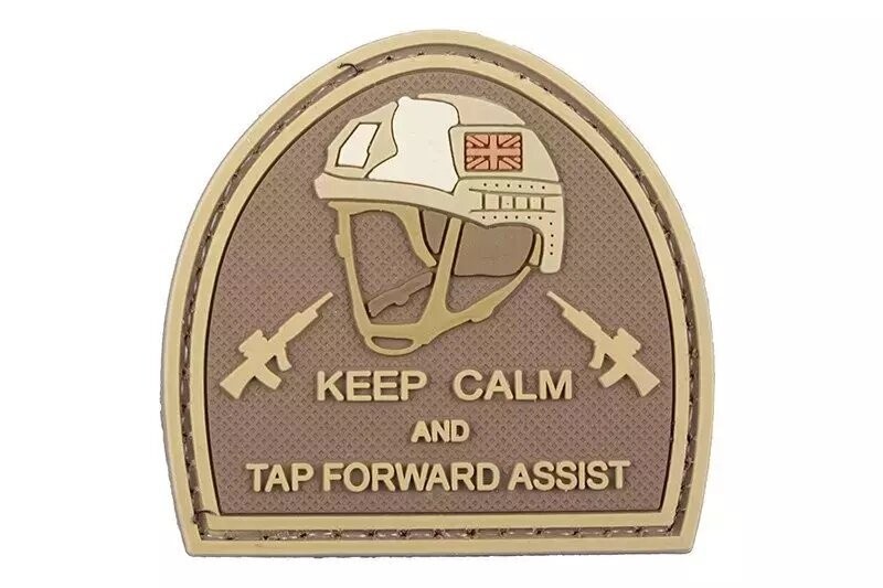 Keep Calm and Tap Forward Assist  Rubber Patch