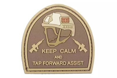 Keep Calm and Tap Forward Assist Rubber Patch