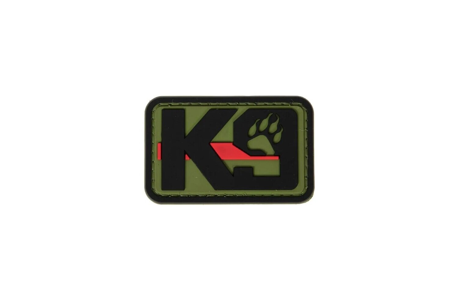 K9 Red  Rubber Patch