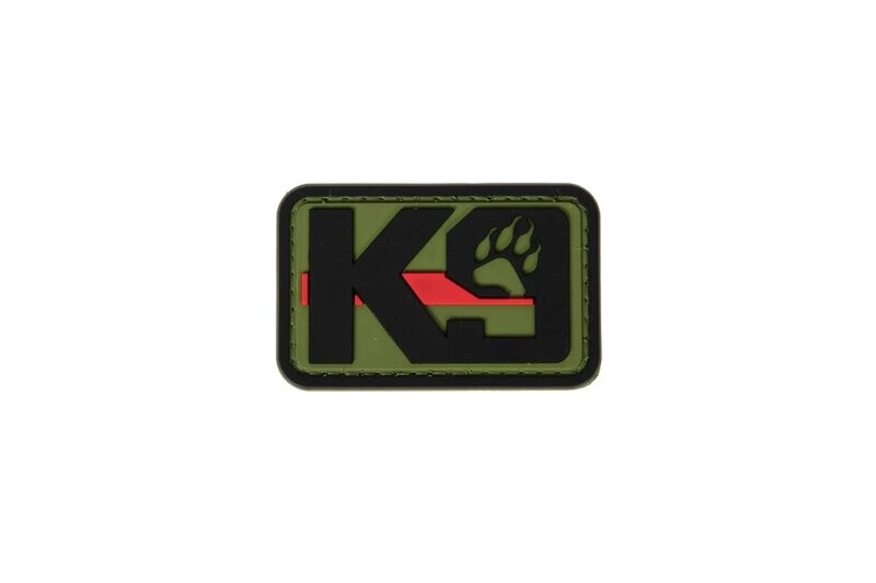 K9 Red  Rubber Patch