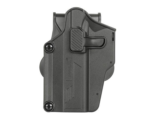 Amomax Left Hand Per-Fit Universal Polymer Holster Black