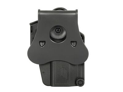 Amomax Left Hand Per-Fit Universal Polymer Holster Black