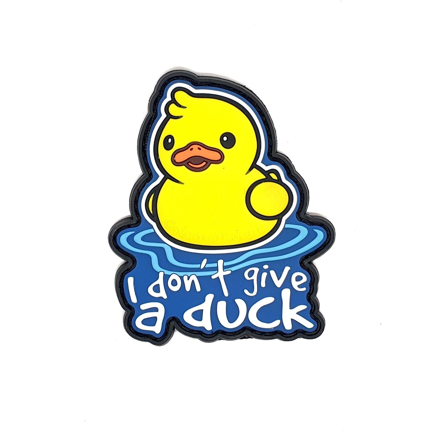 I Don't Give A Duck Rubber Patch