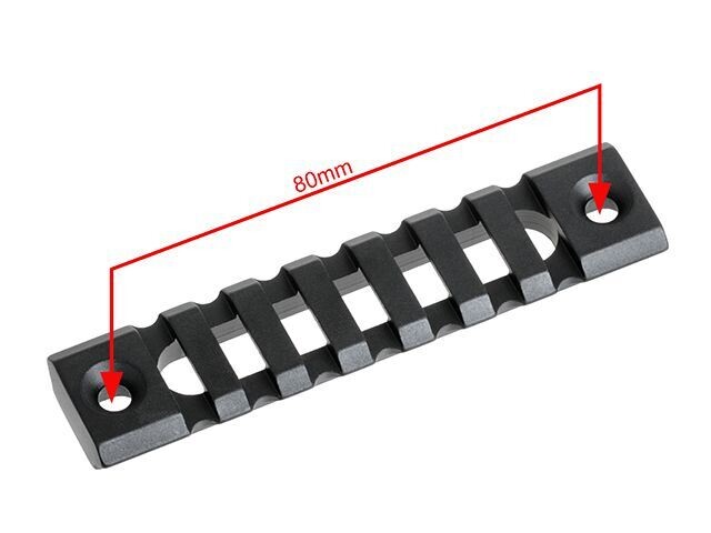 7 Slot Keymod Rail Section