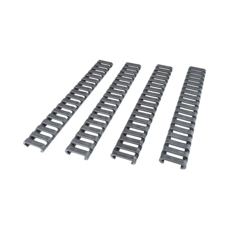 Soft 20mm Rail Cover 4 pack Black