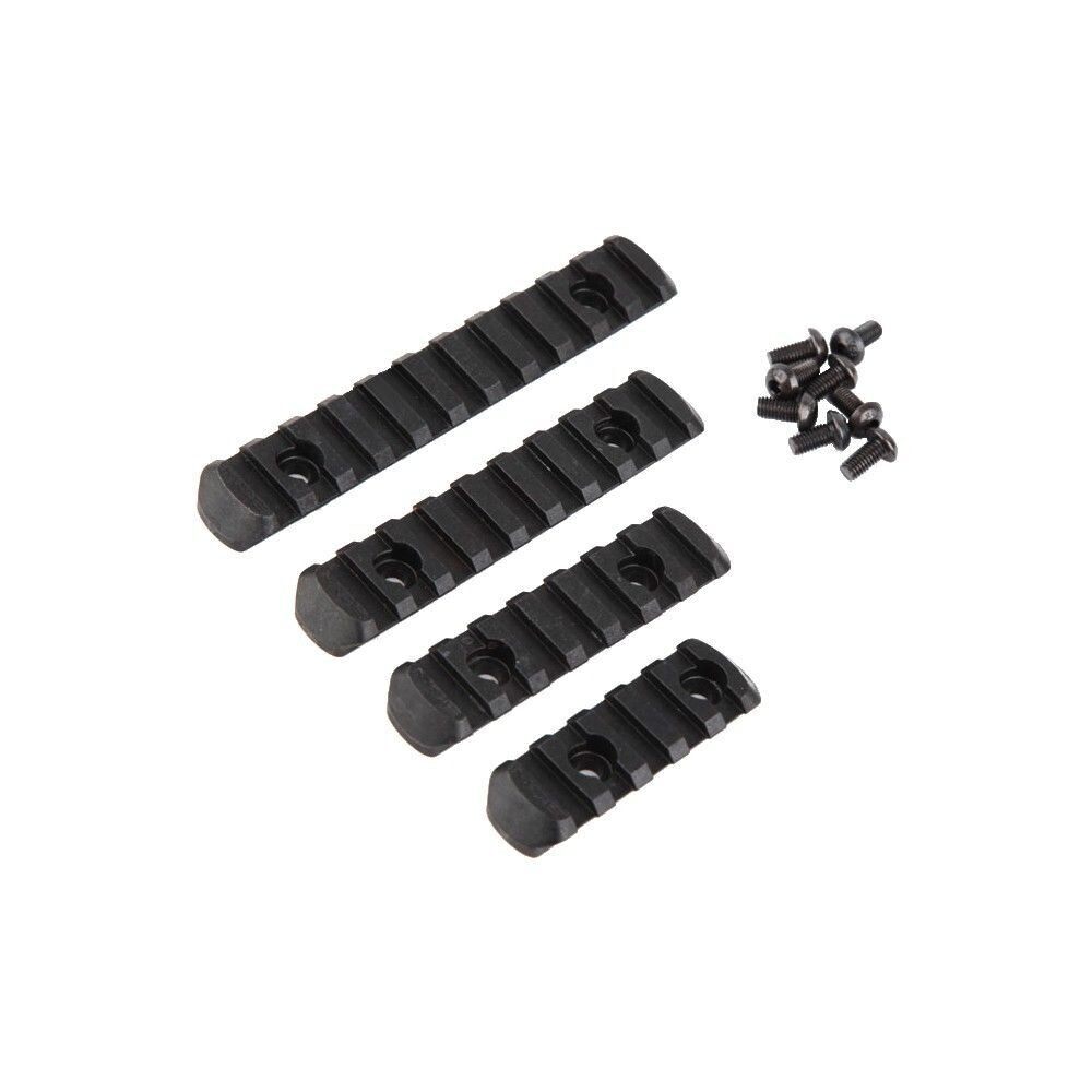 4pc  Rail Set Black