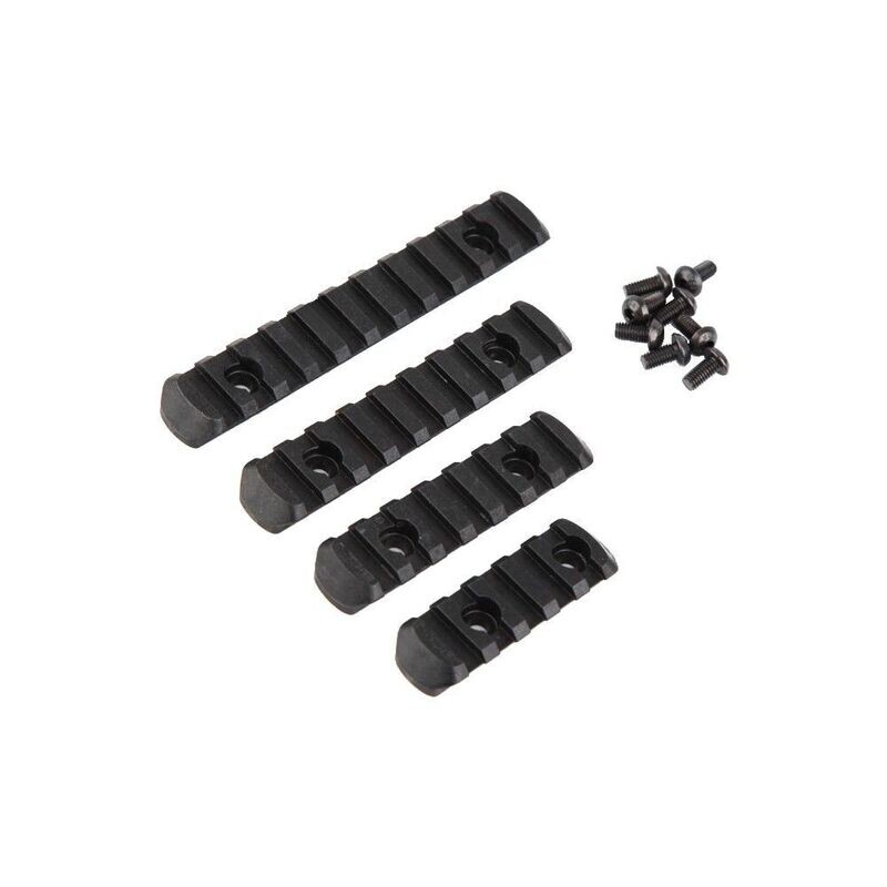 4pc  Rail Set Black