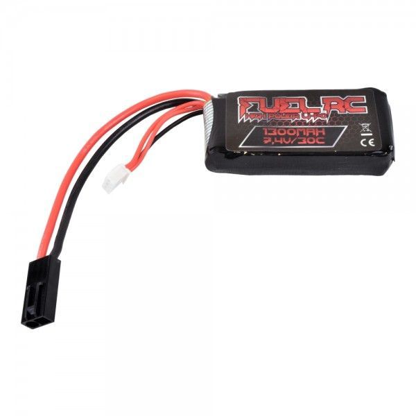 Lipo Battery 7.4v 1300mAh Tamiya  PEQ Square