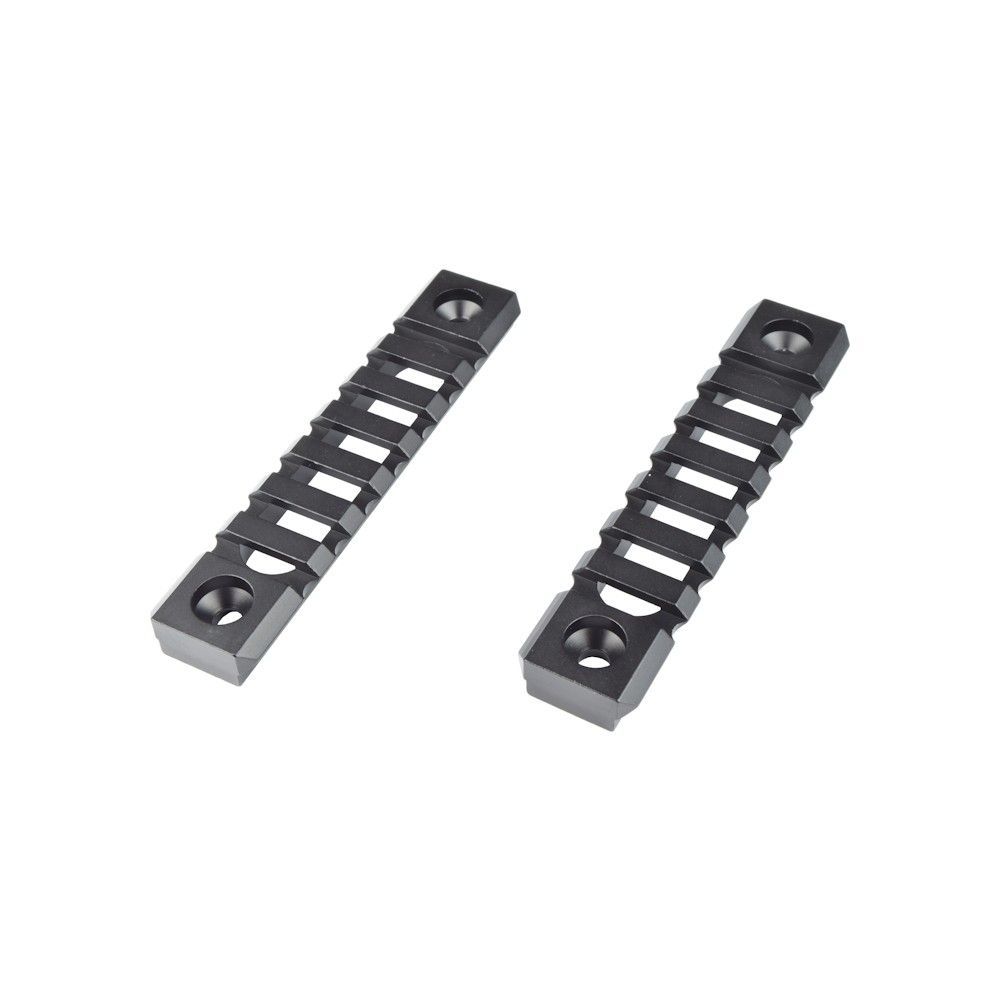2pc Standard 20mm 7 Slot Metal Rails