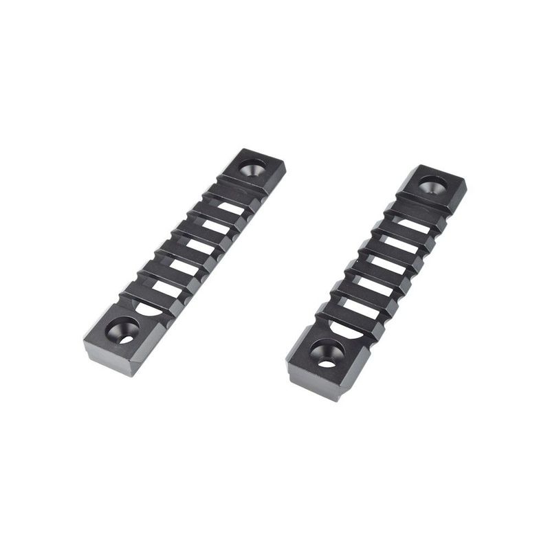 2pc Standard 20mm 7 Slot Metal Rails