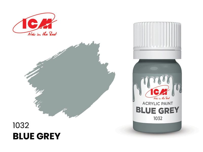 Grey Blue bottle 12 ml