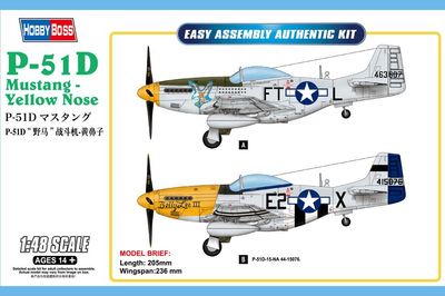 P-51D Mustang-Yellow Nose 1:48
