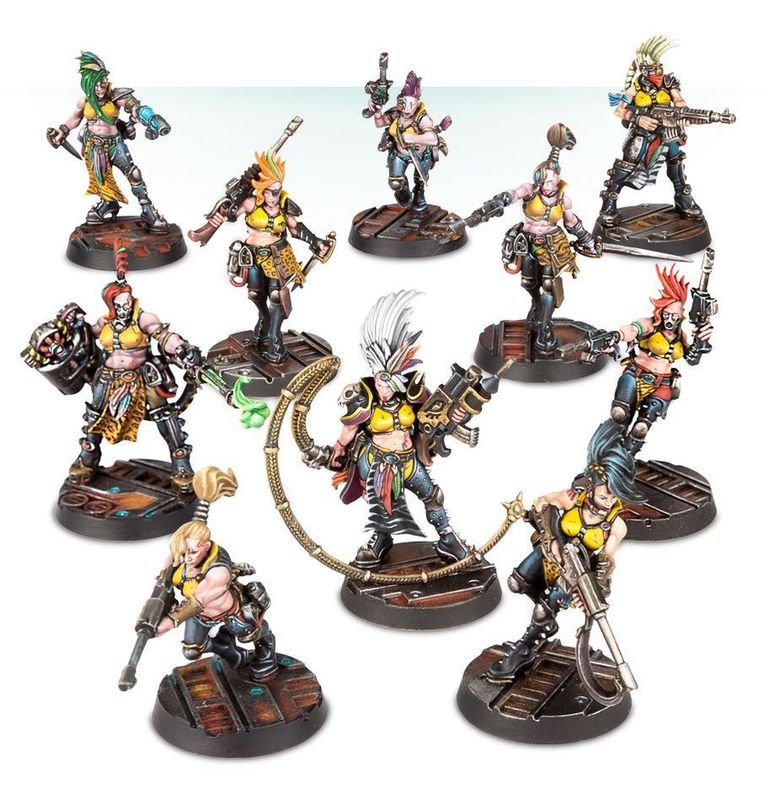 Necromunda Escher Gang