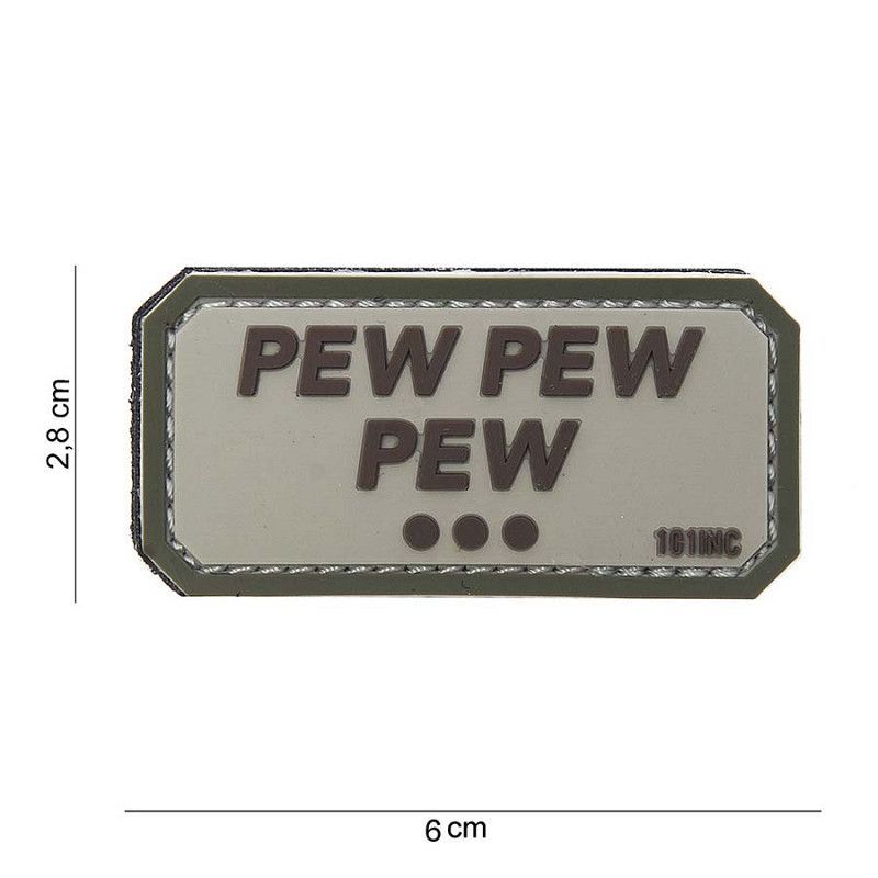Pew Pew Pew rubber patch