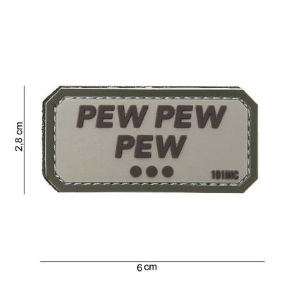 Pew Pew Pew rubber patch