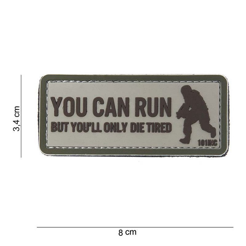 I run like - Grey Rubber Patch