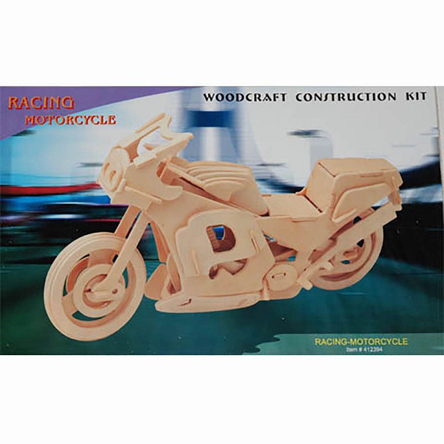 Wooden 3D Motorbike Puzzle