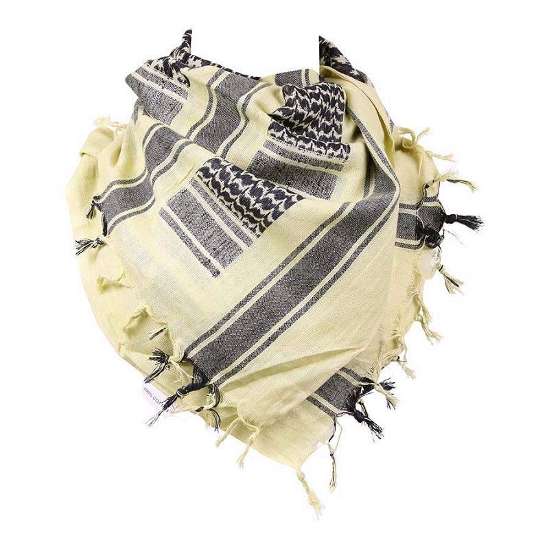 Shemagh Scarf Sand/Black