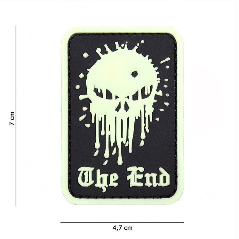 Skull - The End PatchGlow in The Dark