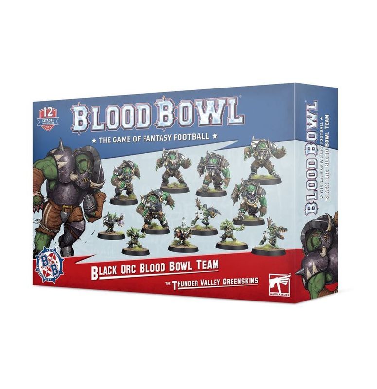 Blood Bowl Black Orc  The Thunder Valley Greenskins