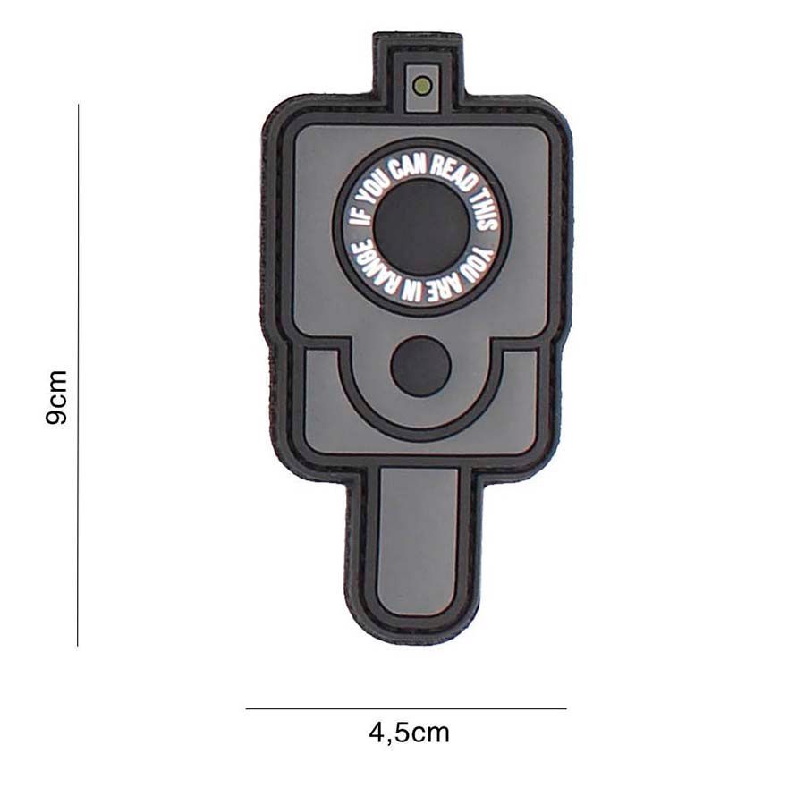 If You Can Read This Rubber Patch Grey