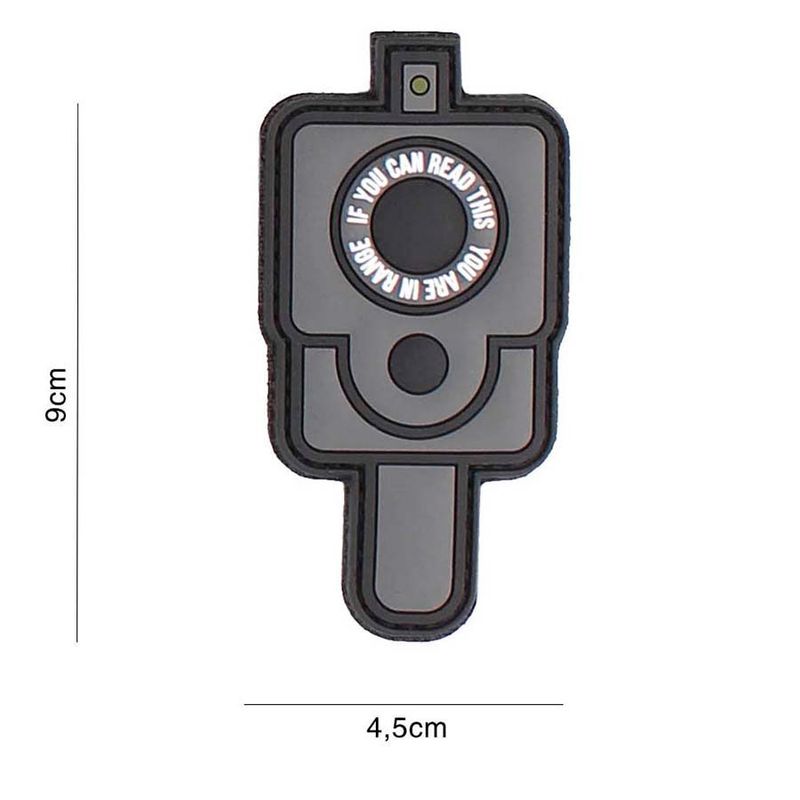 If You Can Read This Rubber Patch Grey