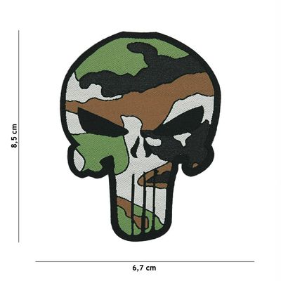 Punisher Woodland Woven Patch