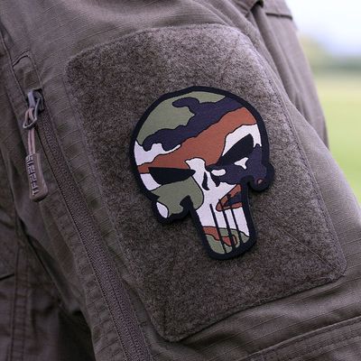 Punisher Woodland Woven Patch