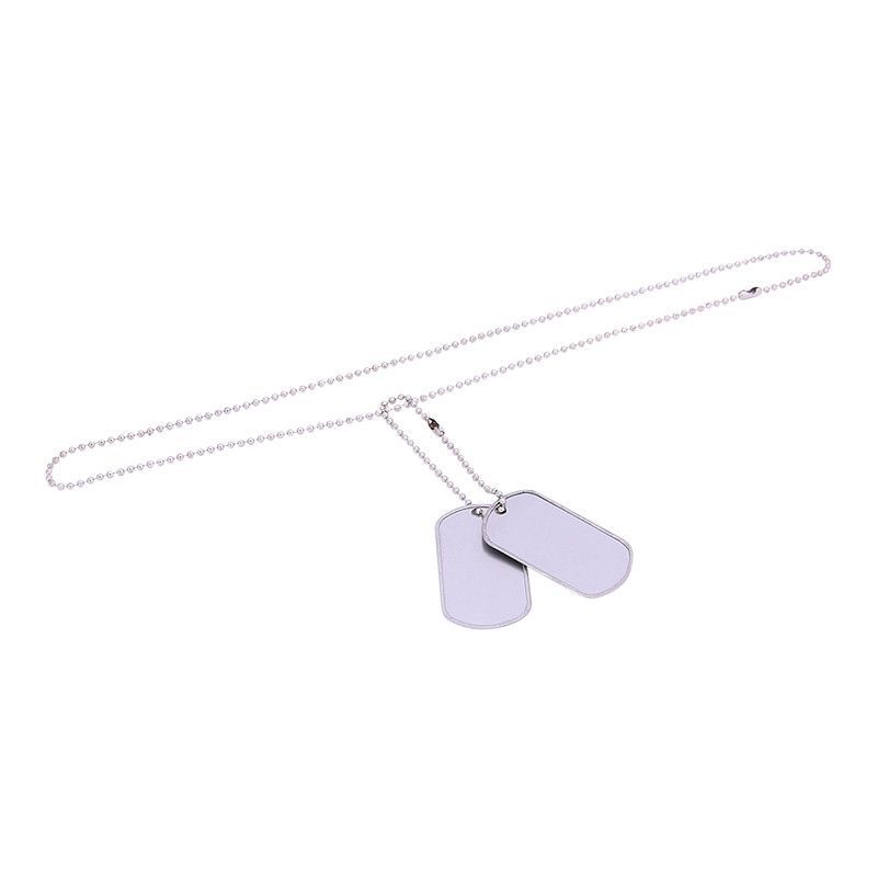 Metal Dog Tags Silver