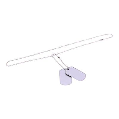 Metal Dog Tags Silver Metal Dog Tags Silver