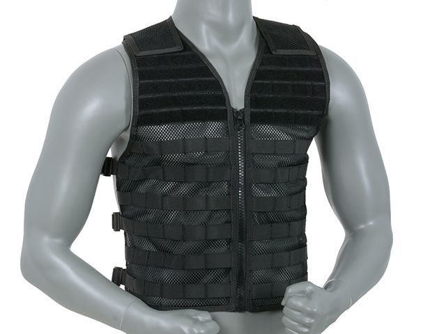 Molle Lightweight Tactical Vest - Black