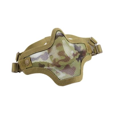 Mesh Lower Face Mask Tan Camo