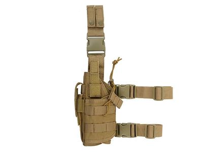 Drop leg Holster  Left-Handed  tan