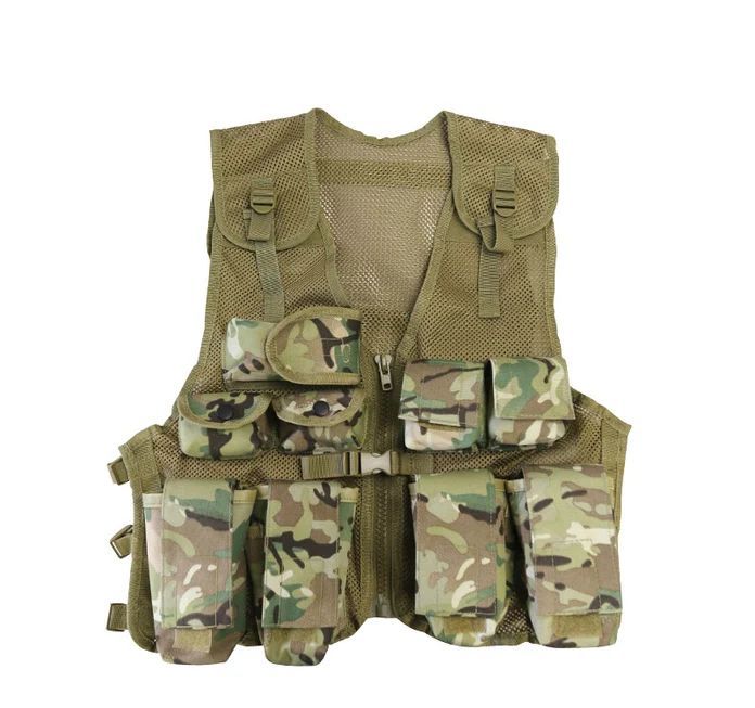 ​Kids Tactical Vest  BTP Multicam