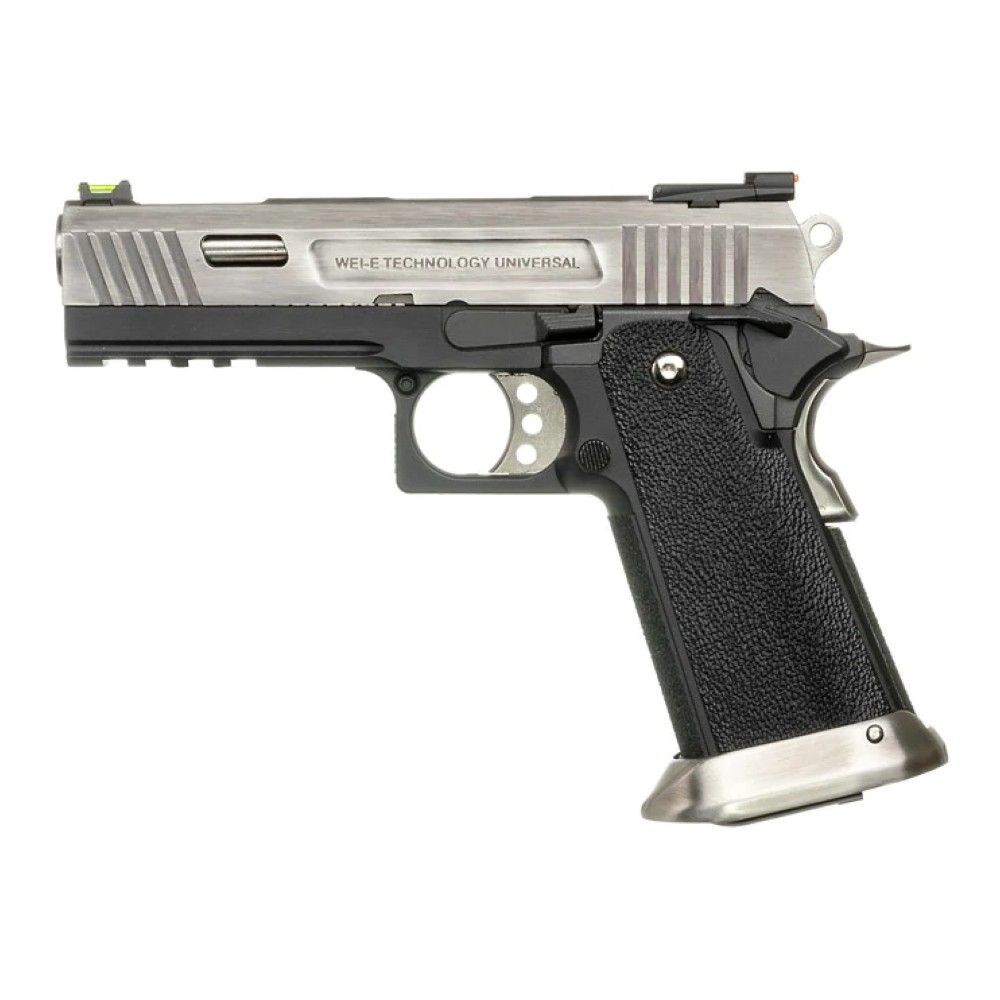 WE Hi-Capa 4.3 Silver Full Metal GBB
