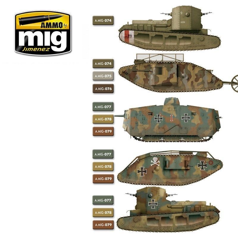 WWI British & German Colours 1914 - 1918