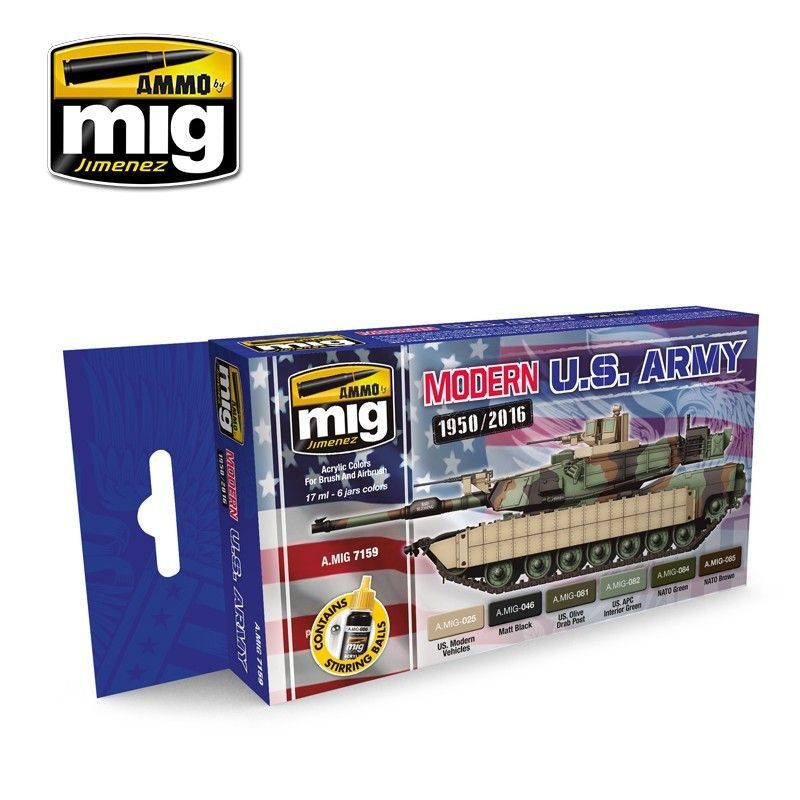 Modern U.S. Army Paint Pack  1950-2016  