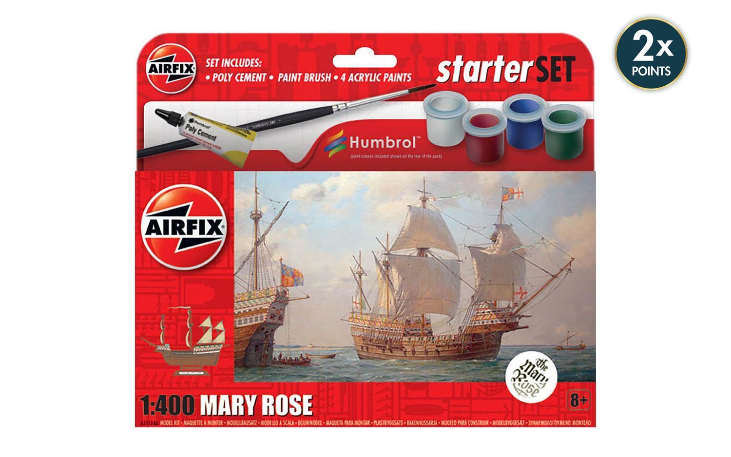 Mary Rose  1:400 Small Starter Set